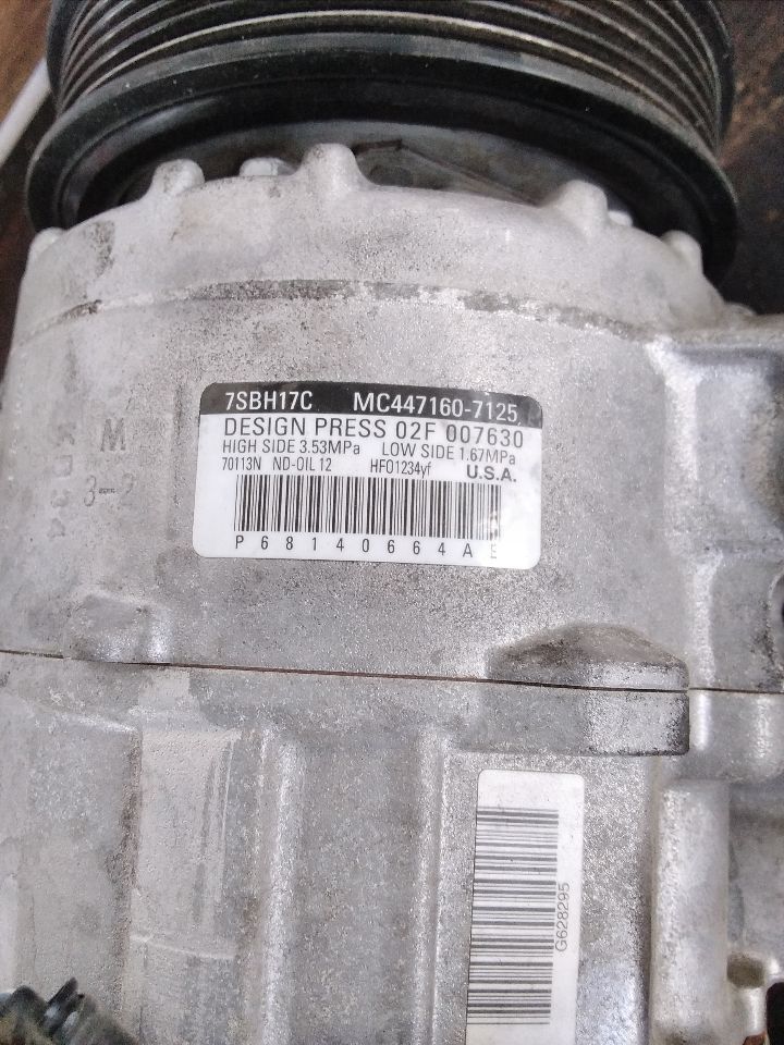 Used 2022 Chrysler DODGE 1500 PICKUP AC Compressor - Stock #N00081