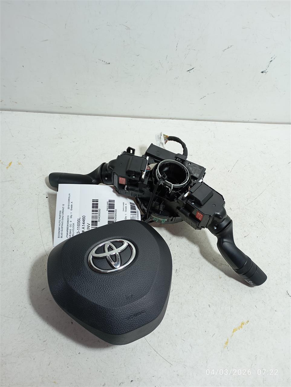 2019 Toyota COROLLA Air Bag
