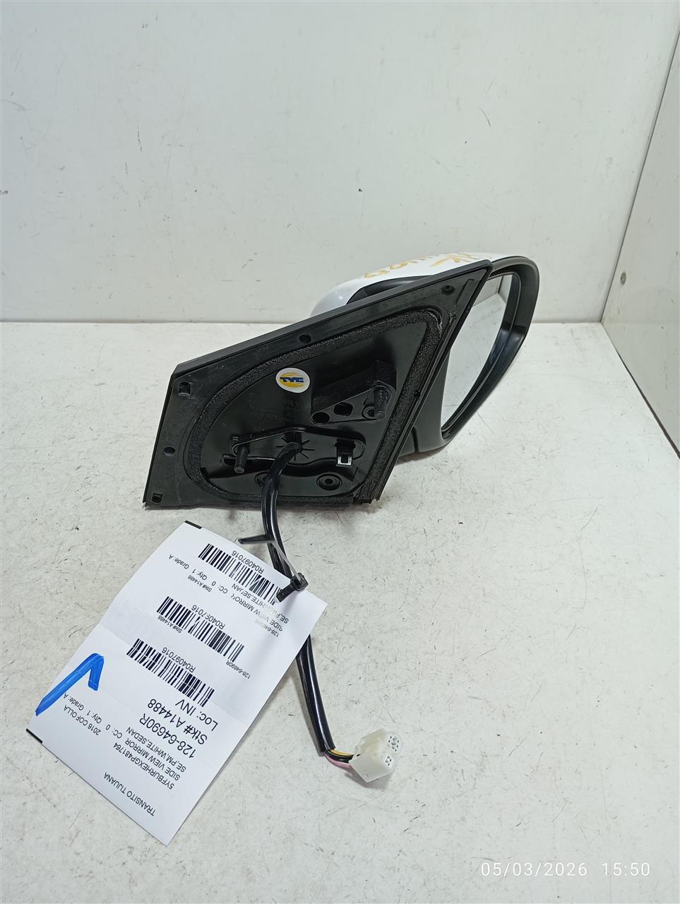 Used 2016 Toyota COROLLA Side View Mirror - Stock #A14488