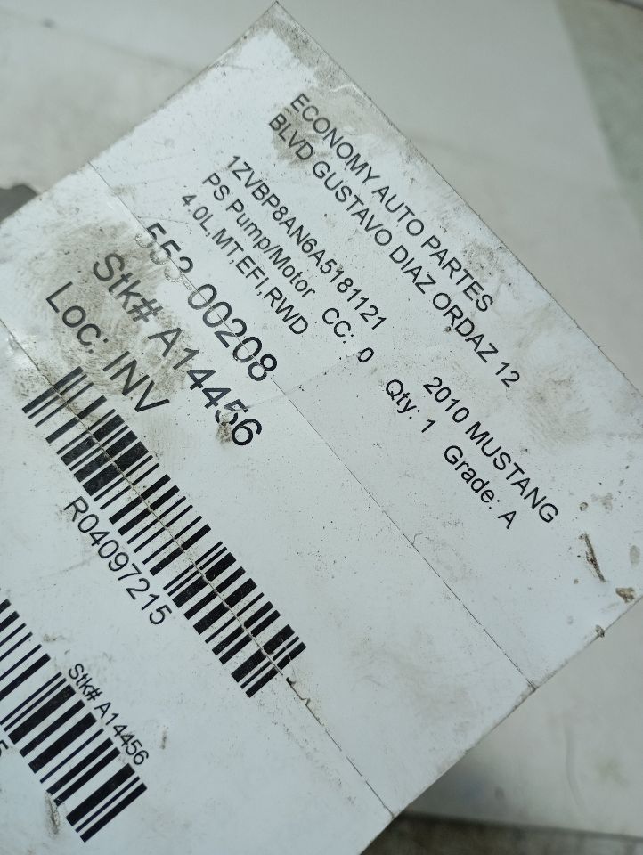 2010 MUSTANG Ford PS Pump/Motor