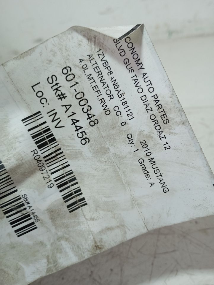 2010 Ford MUSTANG Alternator