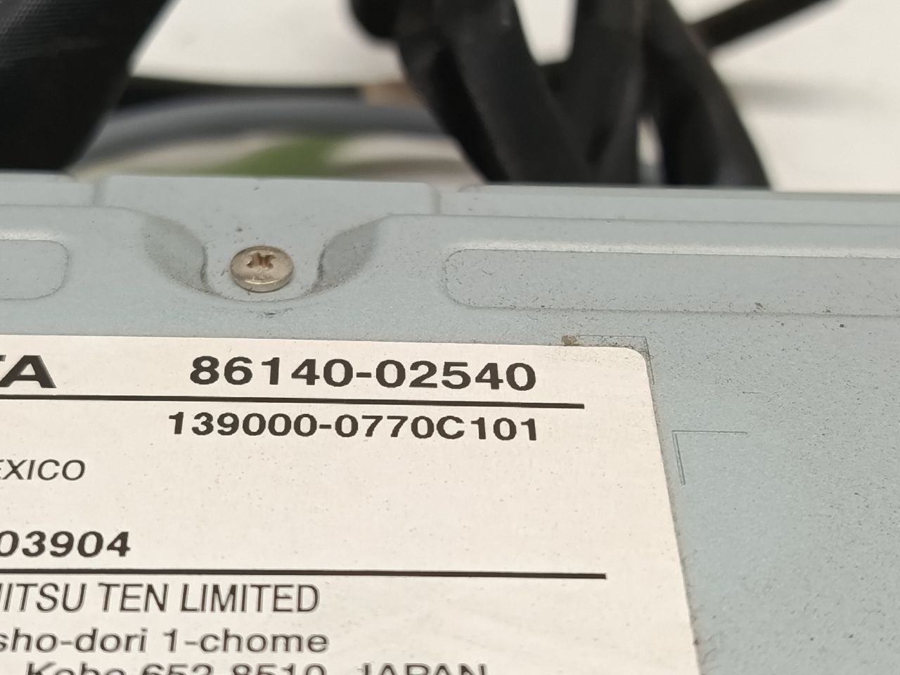 Used 2017 Toyota COROLLA Radio Audio - Stock #H19977
