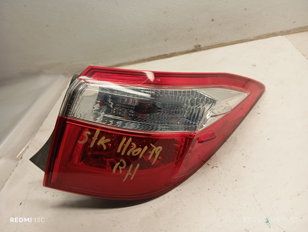 2015 Toyota COROLLA Tail Lamp