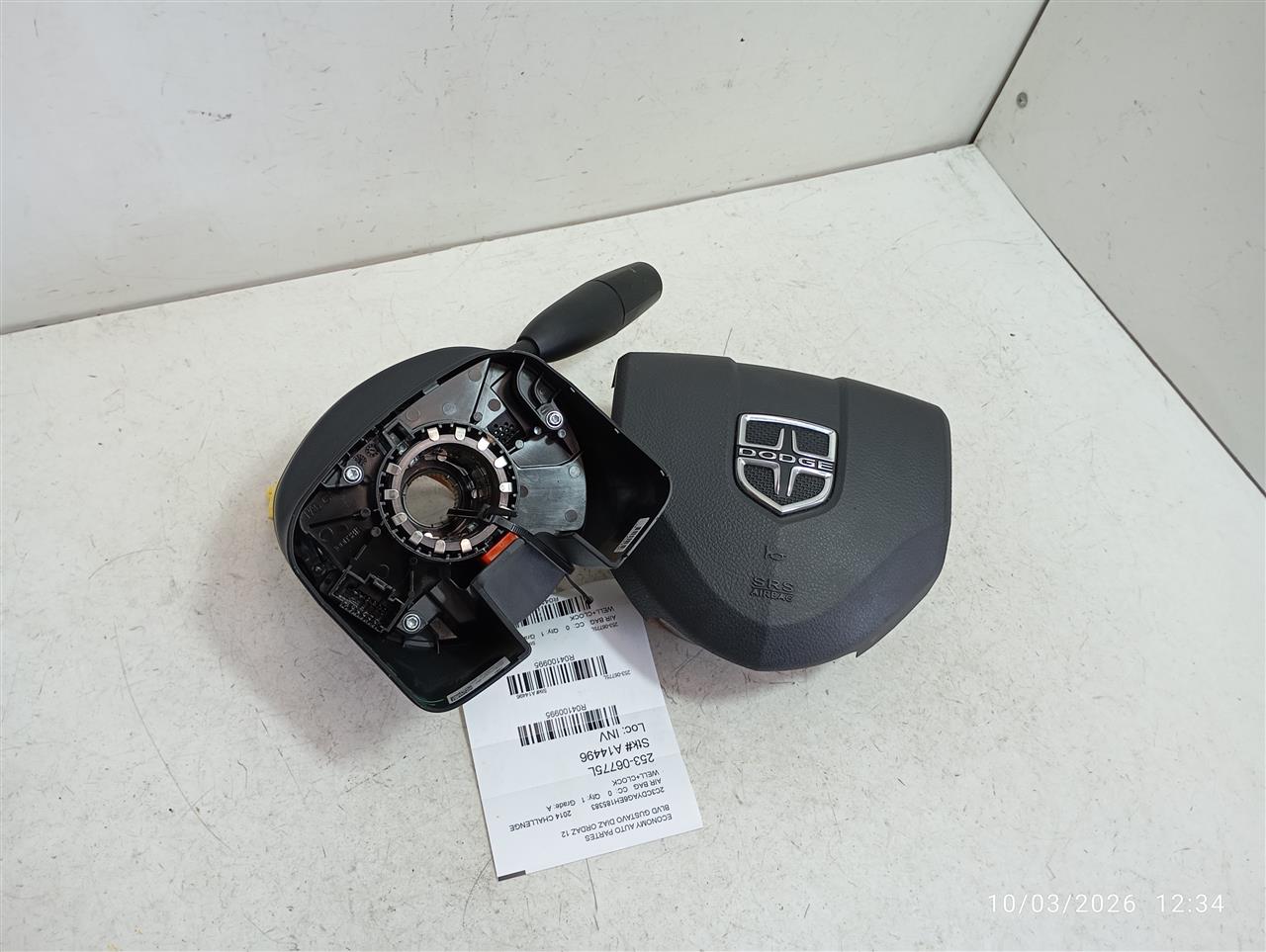 2014 Chrysler CHALLENGER Air Bag