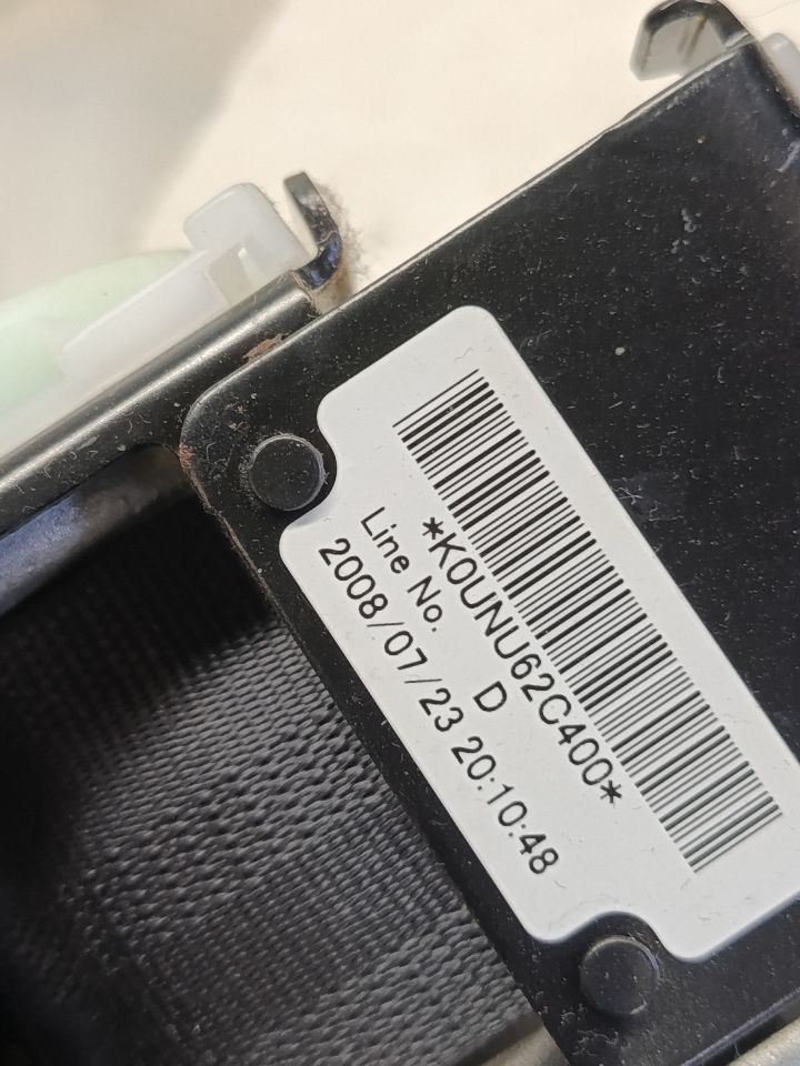 Used 2009 Honda CIVIC retractor - Stock #H20195