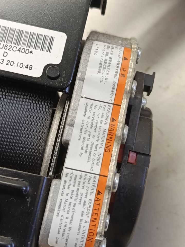 Used 2009 Honda CIVIC retractor - Stock #H20195