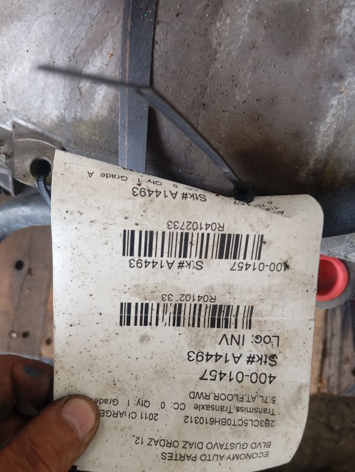 2011 CHARGER Chrysler Transmiss,Transaxle