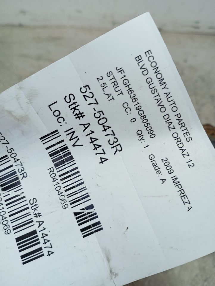 2009 IMPREZA Subaru Strut