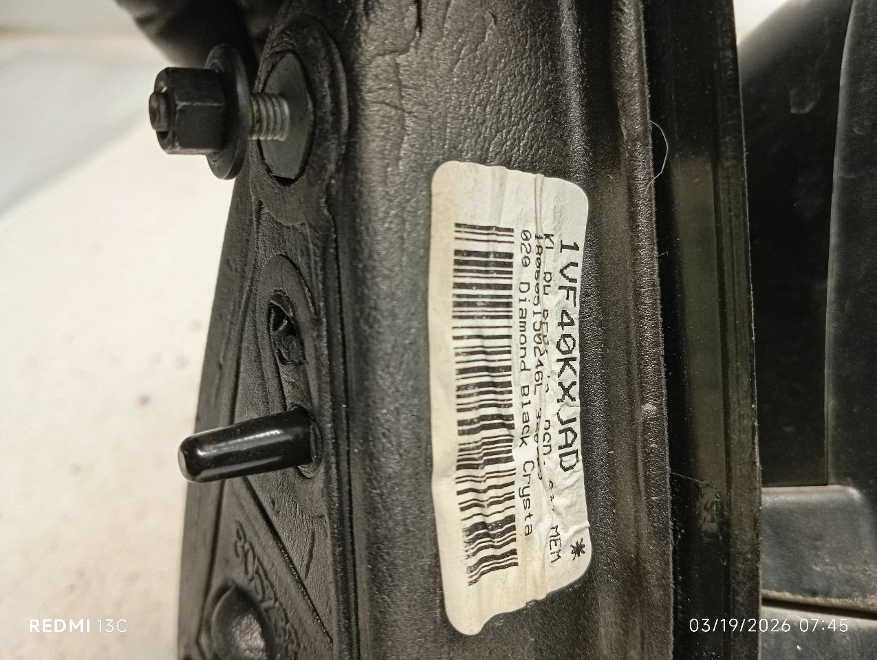 Used 2019 Jeep CHEROKEE Side View Mirror - Stock #H19981