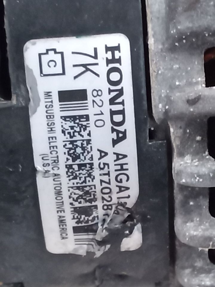 Used 2018 Honda FIT Alternator - Stock #H20247