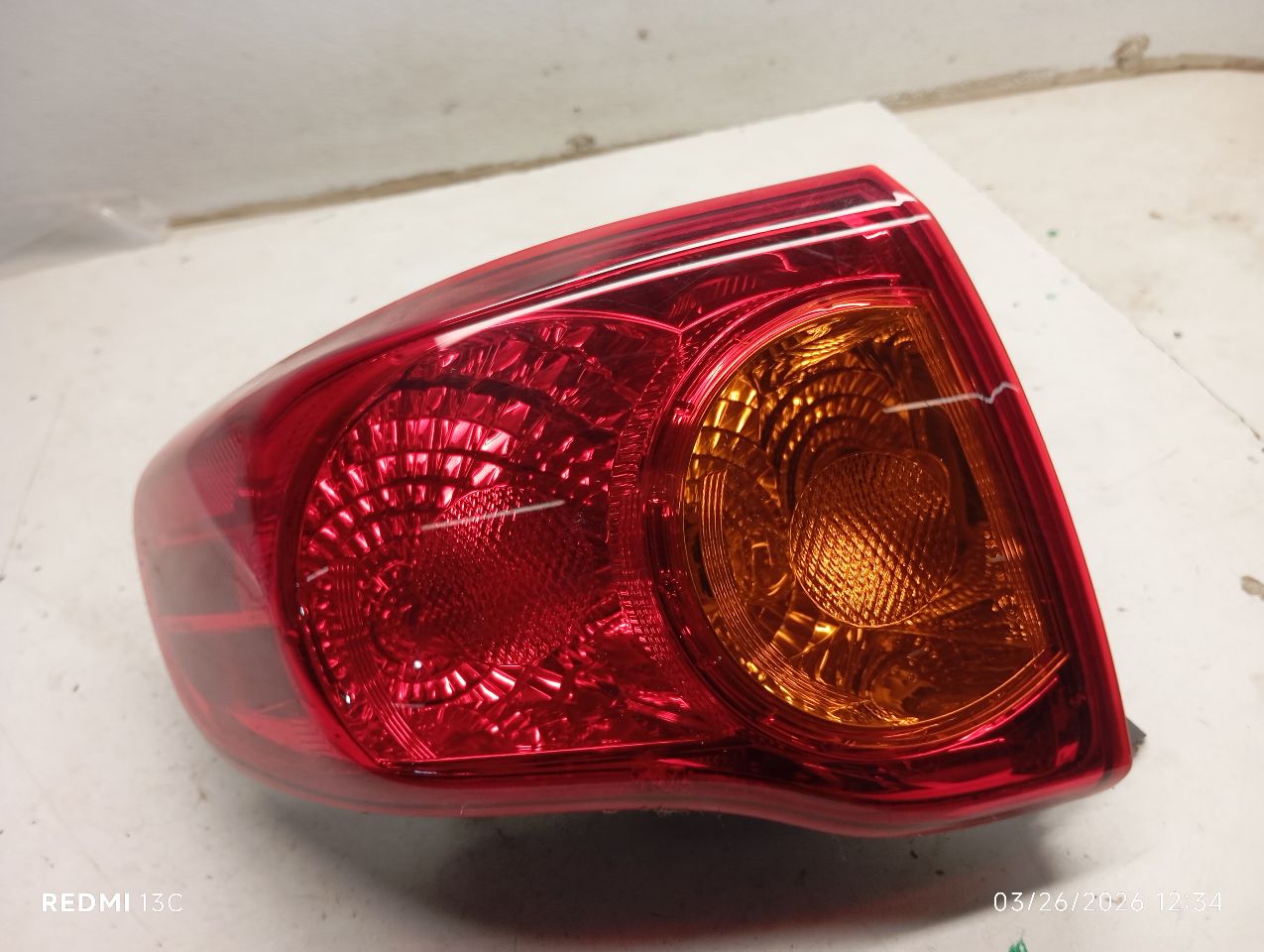 2010 Toyota COROLLA Tail Lamp
