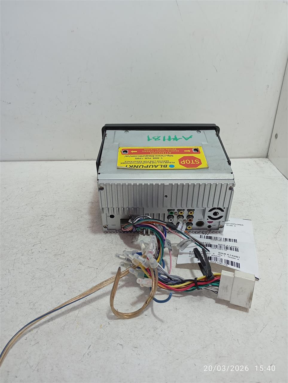 Used 2003 Ford EXPLORER AFTERMARKET  RADIO - Stock #A14481