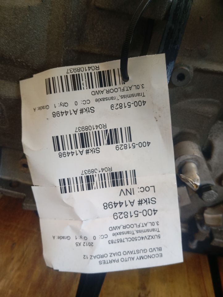 2012 BMW BMW X5 Transmiss,Transaxle
