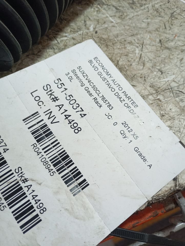 2012 BMW BMW X5 Steering Gear Rack