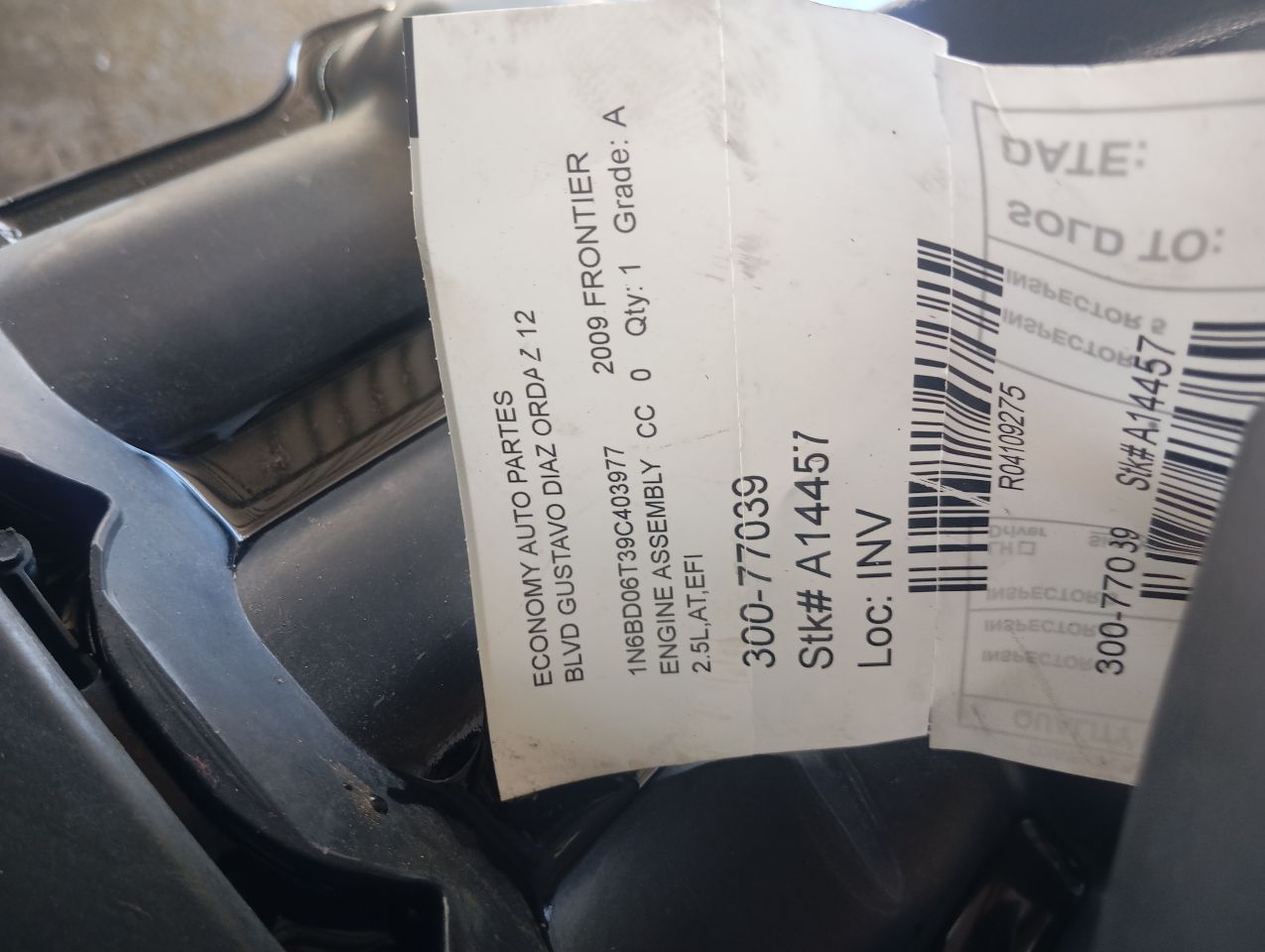 2009 FRONTIER Nissan Engine Assembly
