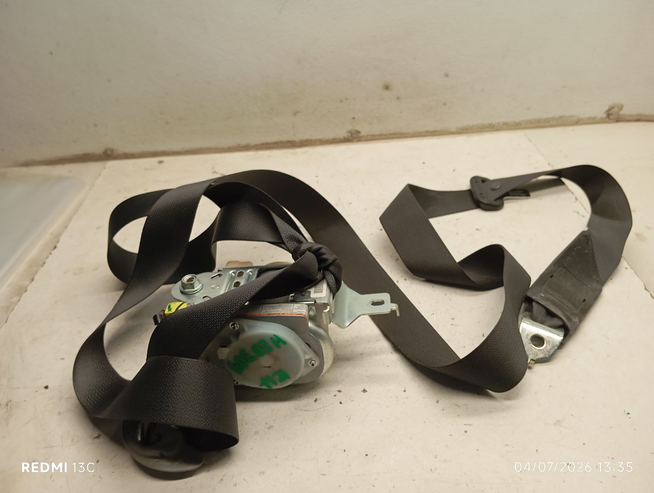 Used 2017 Honda ACCORD retractor - Stock #H20309