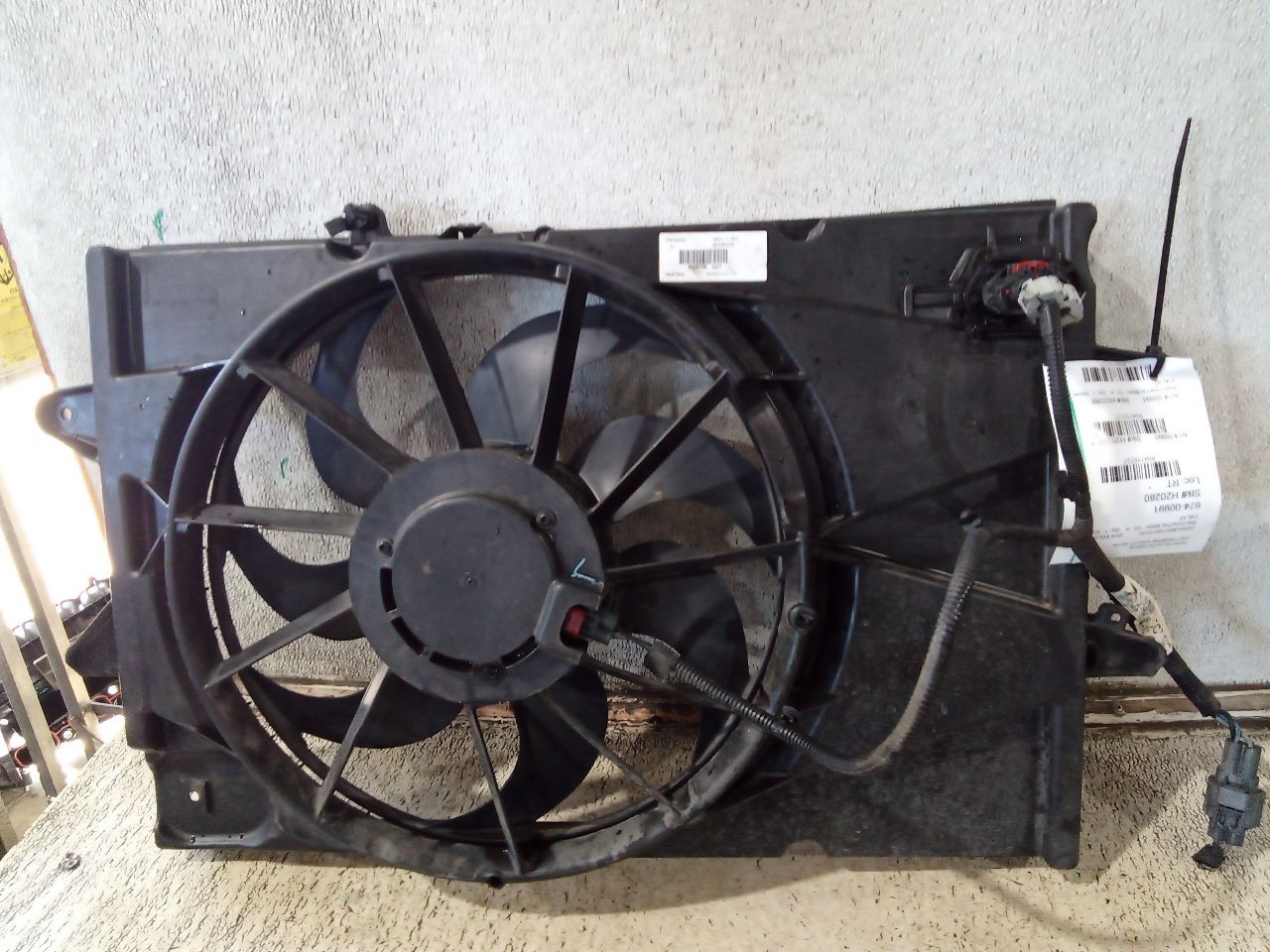 2016 General Motors EQUINOX Rad Cond Fan Motor