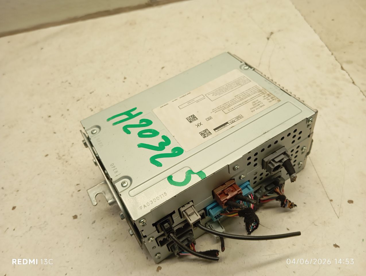 Used 2020 Honda ACCORD Radio Audio - Stock #H20325