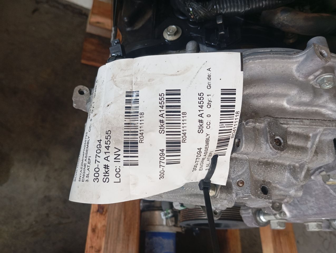 2015 Nissan MURANO Engine Assembly