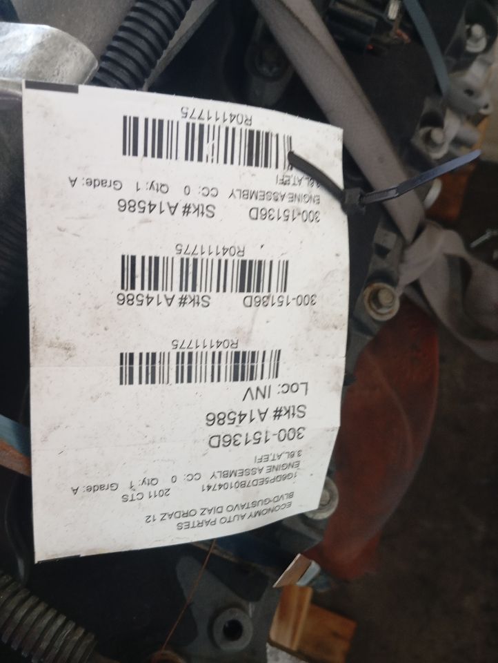 2011 General Motors CTS Engine Assembly