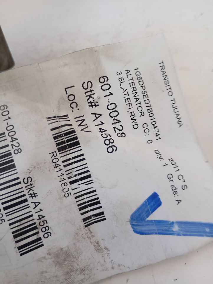 2011 General Motors CTS Alternator