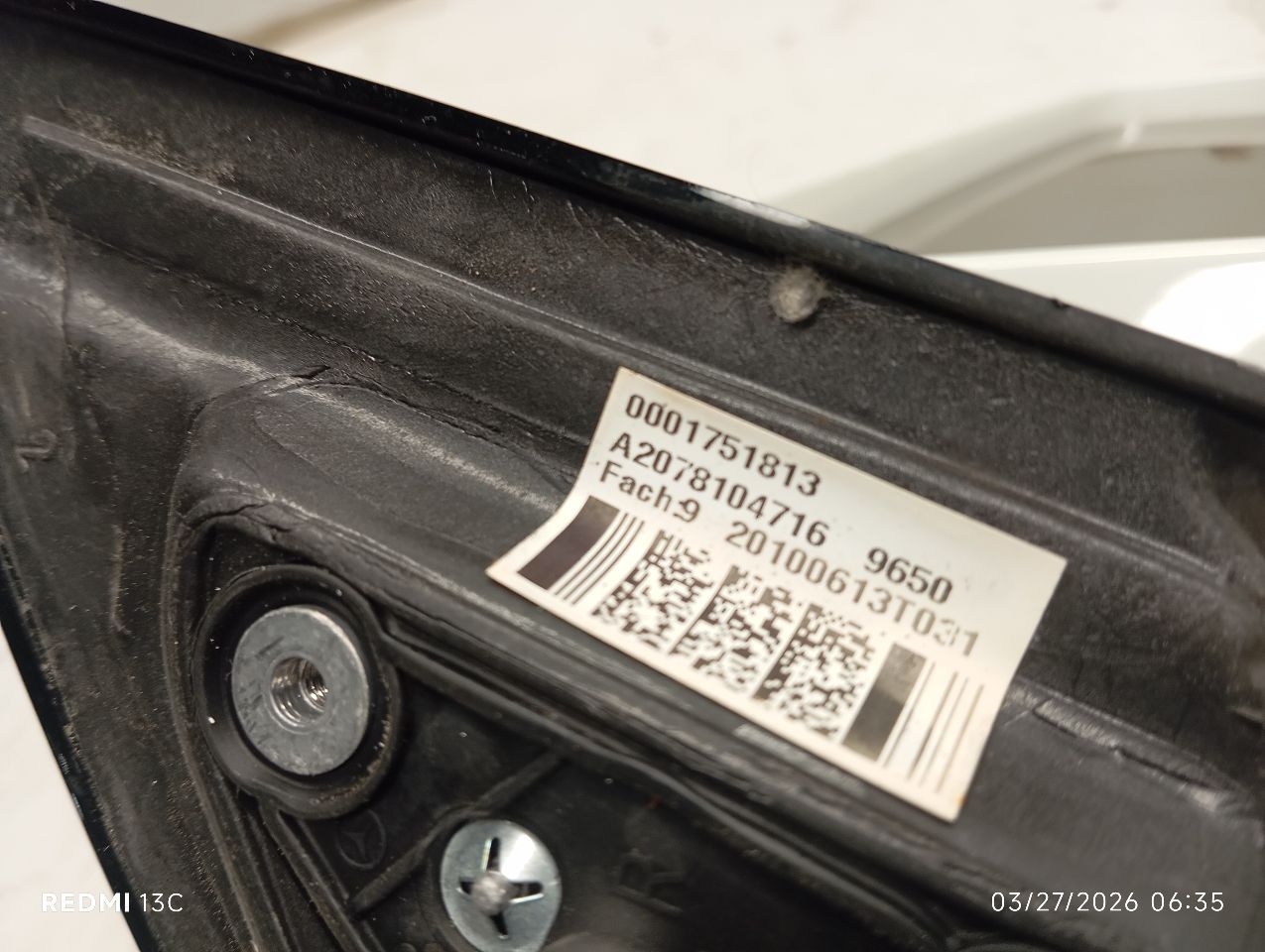 Used 2011 Ford FORD E350 VAN Side View Mirror - Stock #H20296