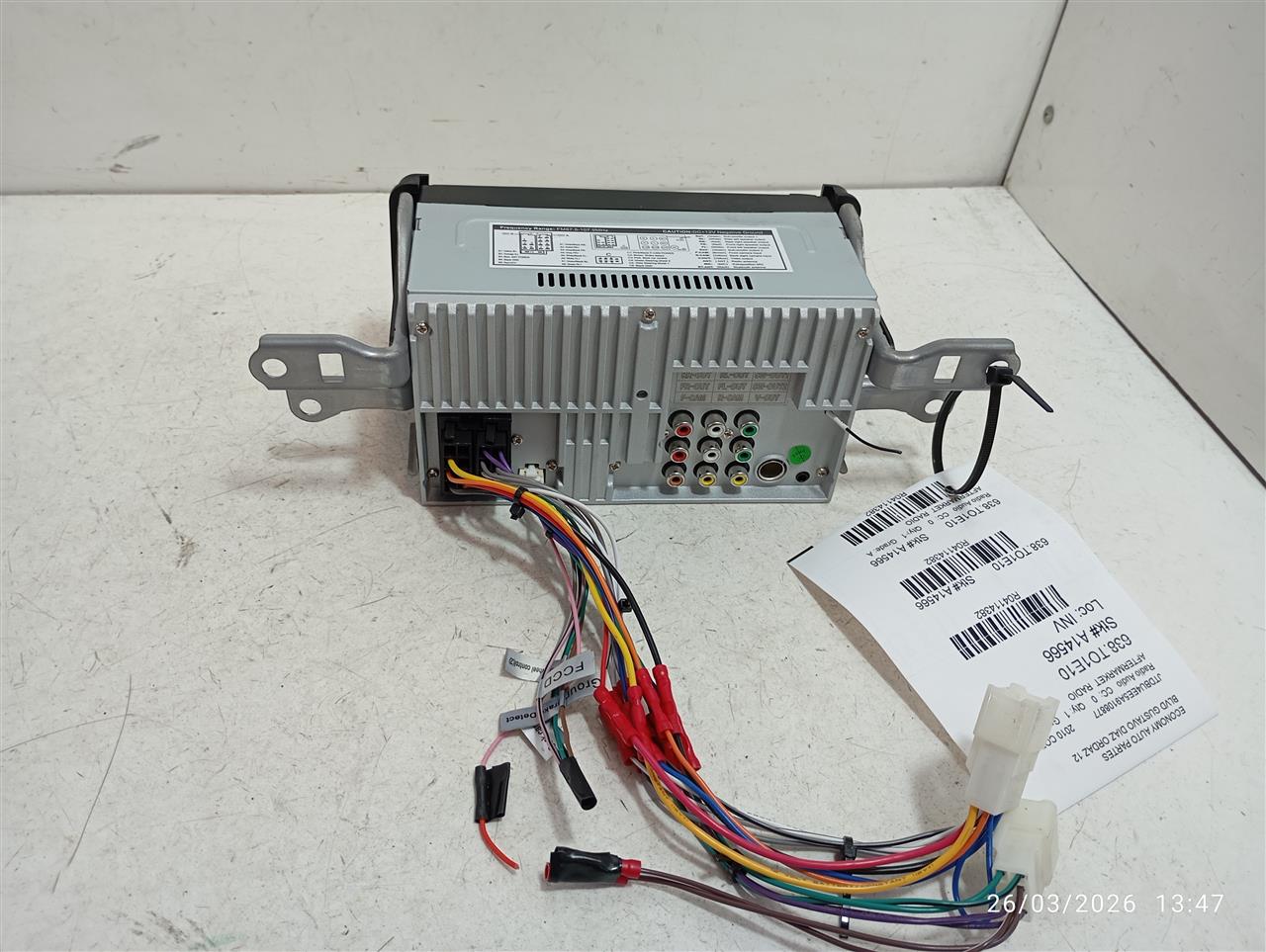 Used 2010 Toyota COROLLA AFTERMARKET  RADIO - Stock #A14566