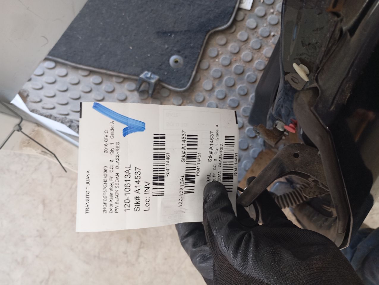 2016 Honda CIVIC Door Assembly, Fr
