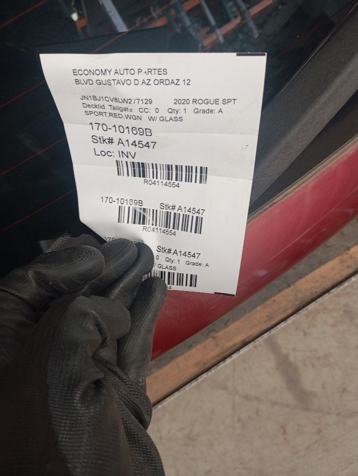 2020 Nissan ROGUE SPORT Decklid  Tailgate