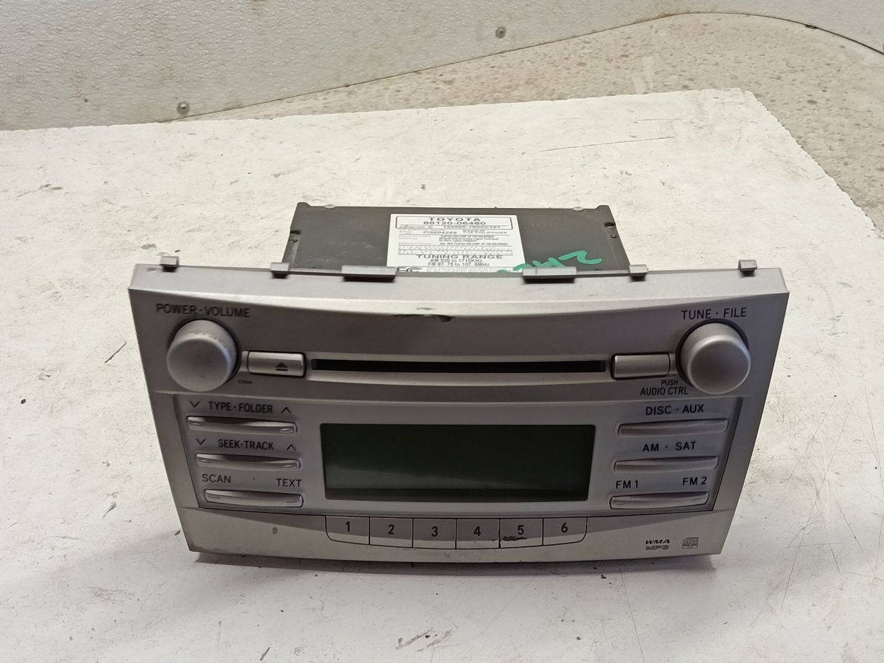 Used 2011 Toyota CAMRY Radio Audio - Stock #H20242