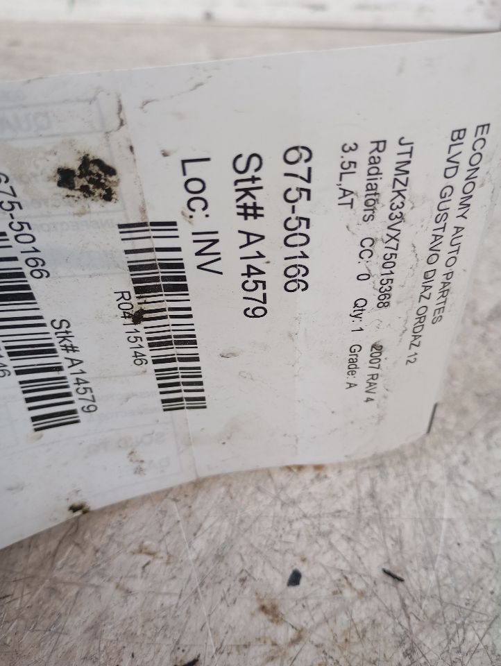 2007 Toyota RAV4 Radiators
