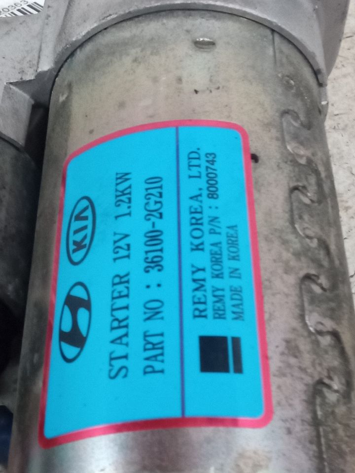 Used 2017 Hyundai SONATA Starter Motor - Stock #H20363