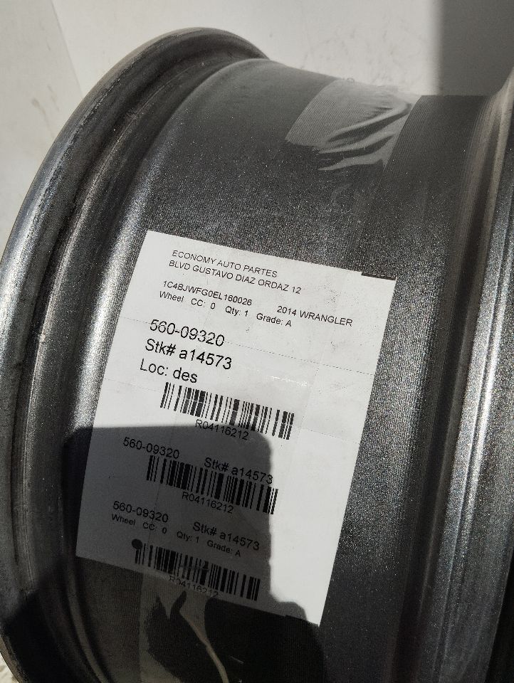 2014 Chrysler WRANGLER Wheel
