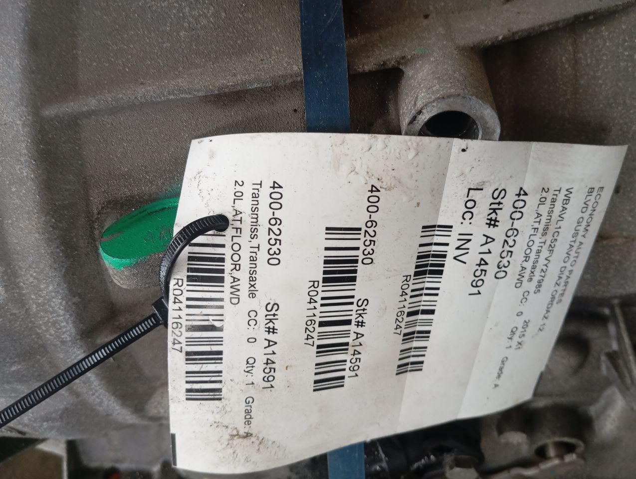 2015 BMW BMW X1 Transmiss,Transaxle