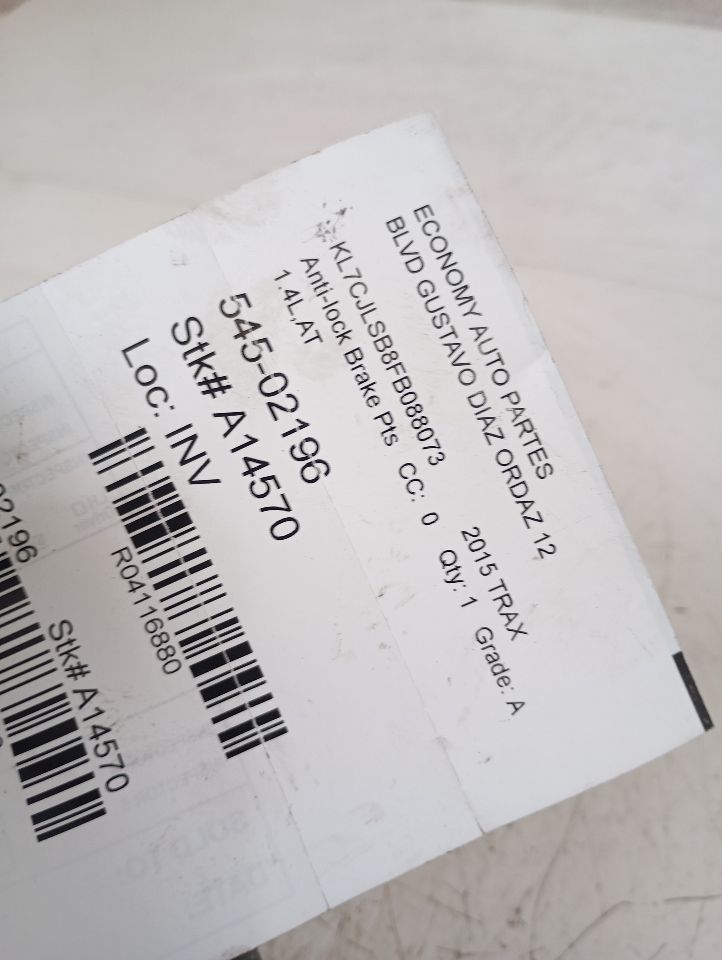 Used 2015 General Motors TRAX (includes module) - Stock #A14570