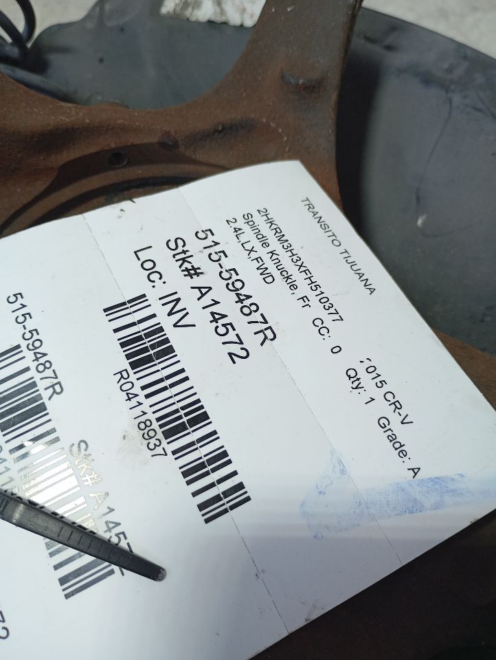 2015 Honda CR-V Spindle Knuckle, Fr