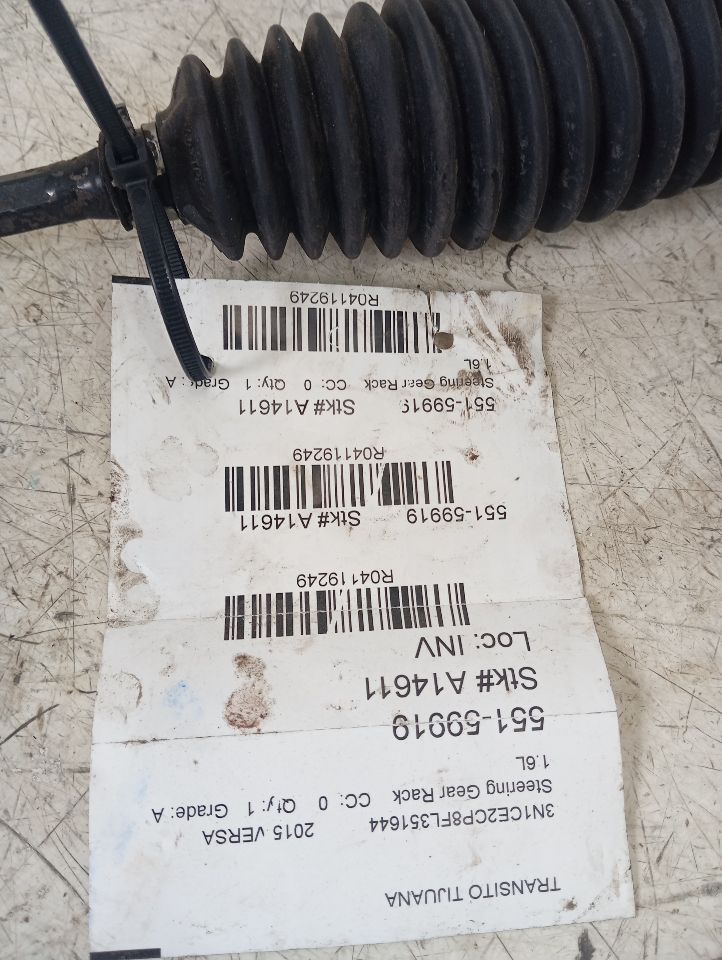 2015 Nissan VERSA Steering Gear Rack