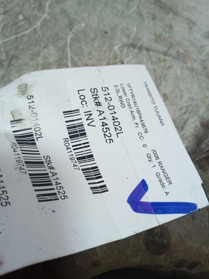 2006 Ford RANGER Lower Cntrl Arm, Fr