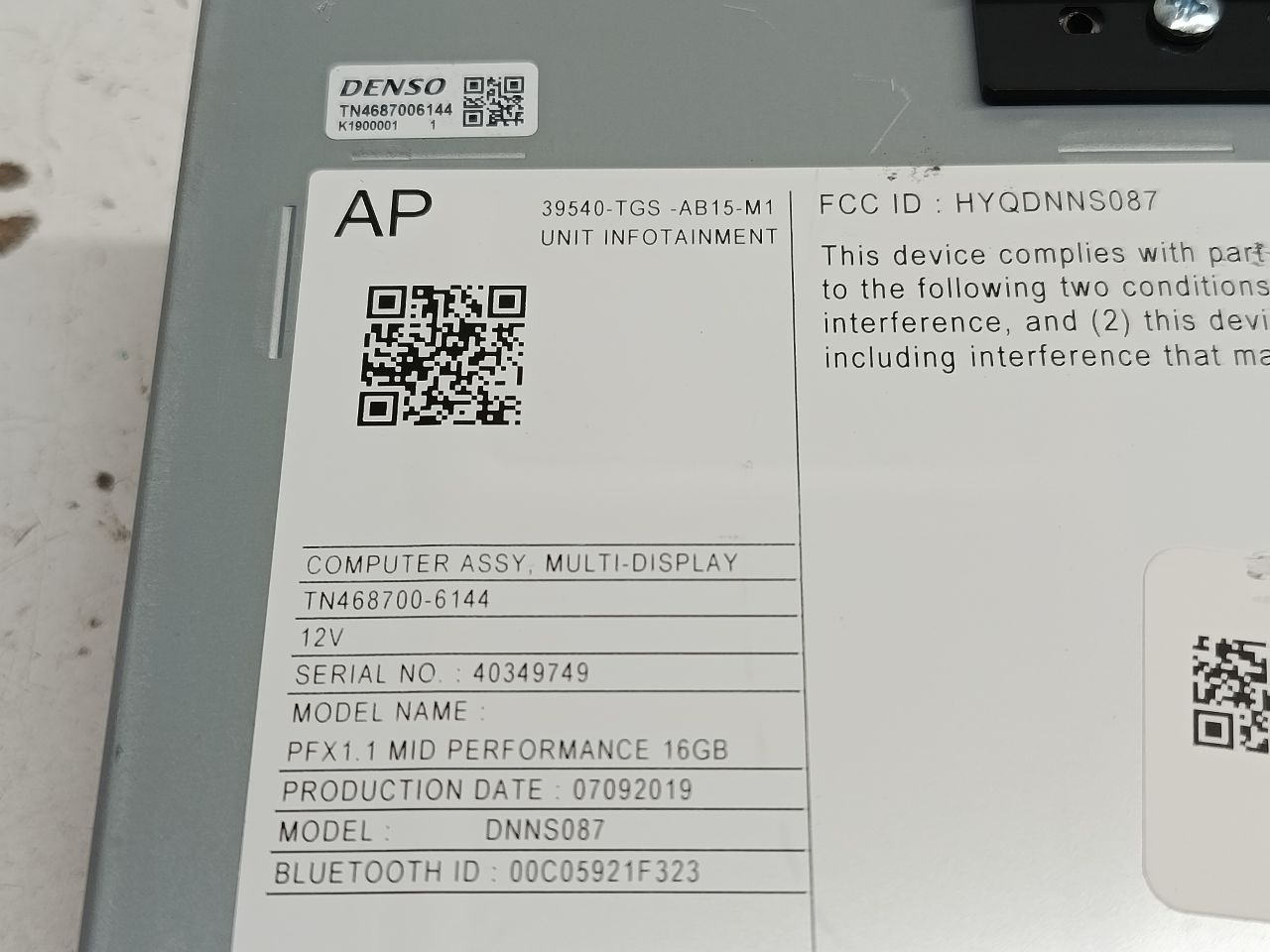 Used 2019 Honda PASSPORT EX-L - Stock #H20431