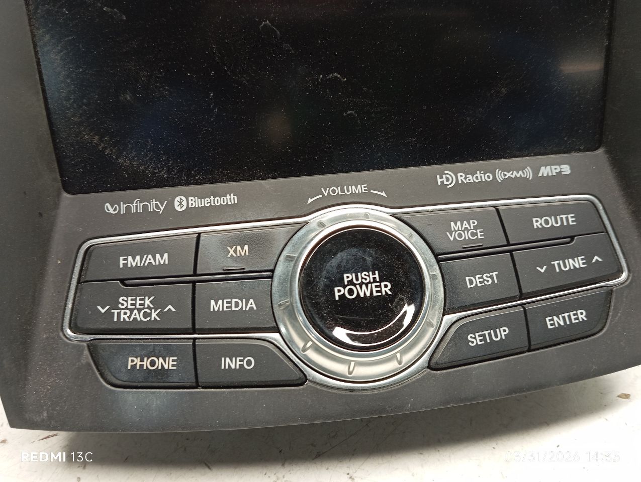 Used 2012 Hyundai SONATA 7 speaker with amp (Infinity) - Stock #H20252