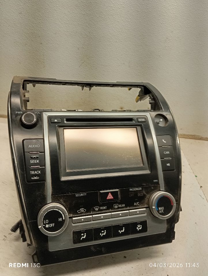 Used 2012 Toyota CAMRY ID 57012 on radio face - Stock #H20279