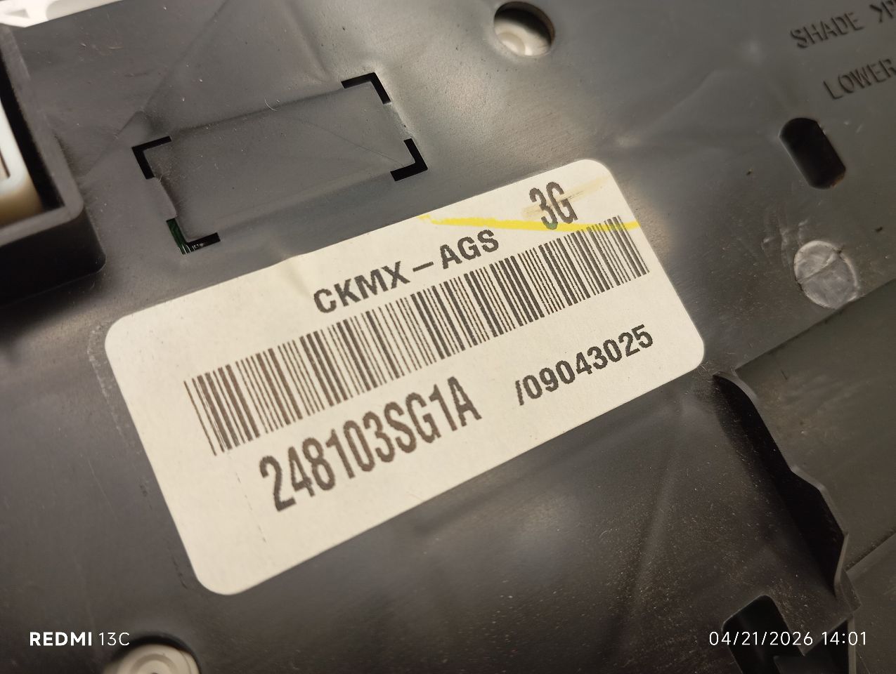 Used 2013 Nissan SENTRA Speedo Head/Cluster - Stock #H20471