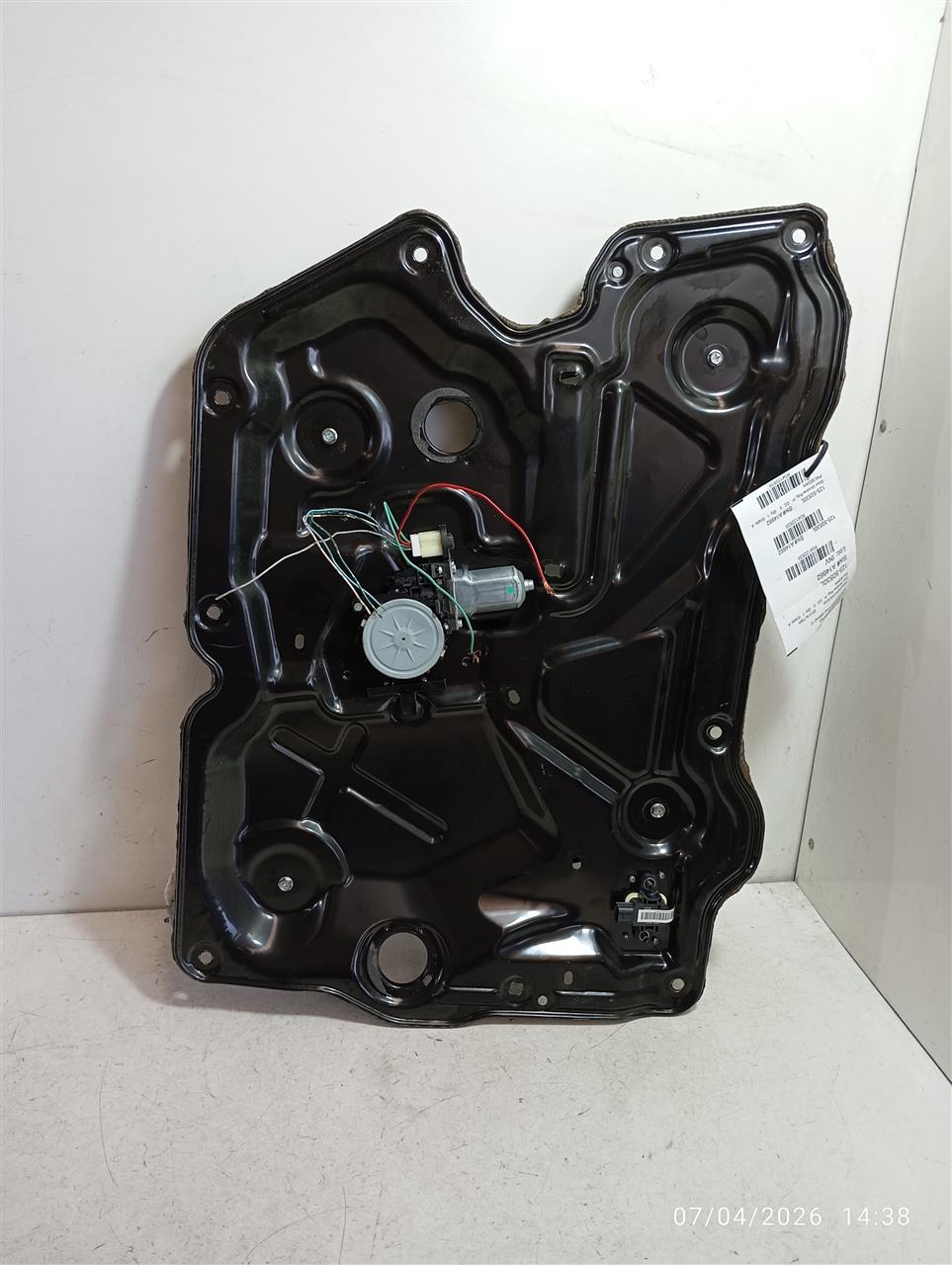 2012 Nissan ALTIMA Door Window Reg, Fr
