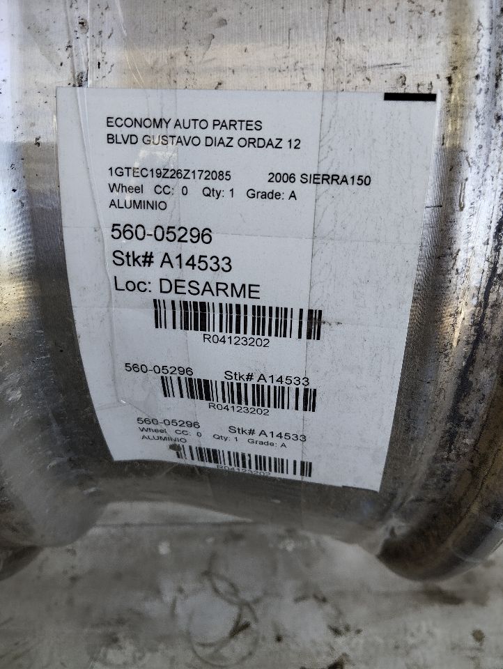 2006 General Motors SIERRA 1500 PICKUP Wheel