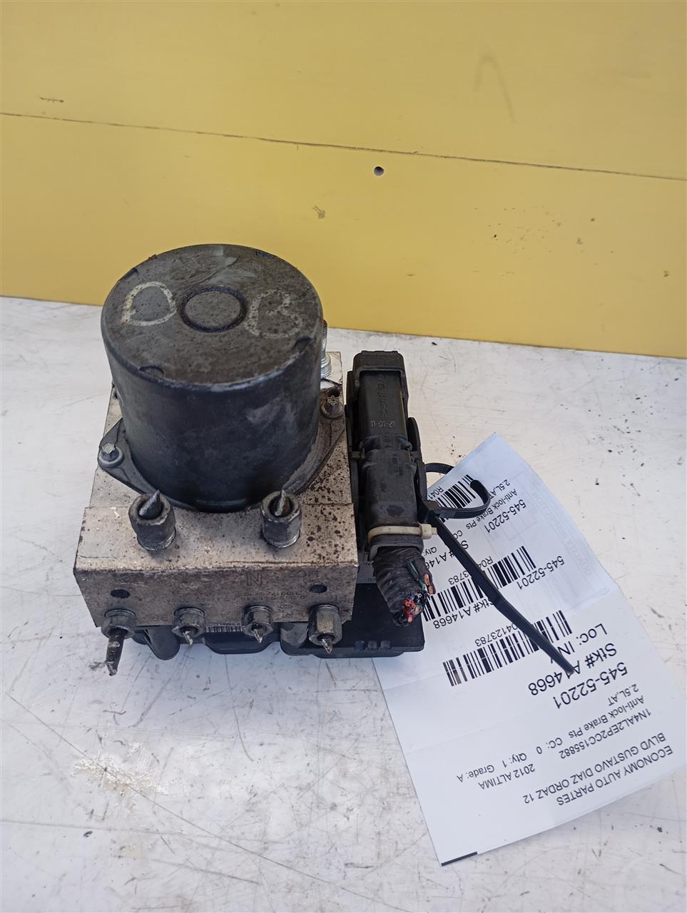 Used 2012 Nissan ALTIMA Anti-lock Brake Pts - Stock #A14668