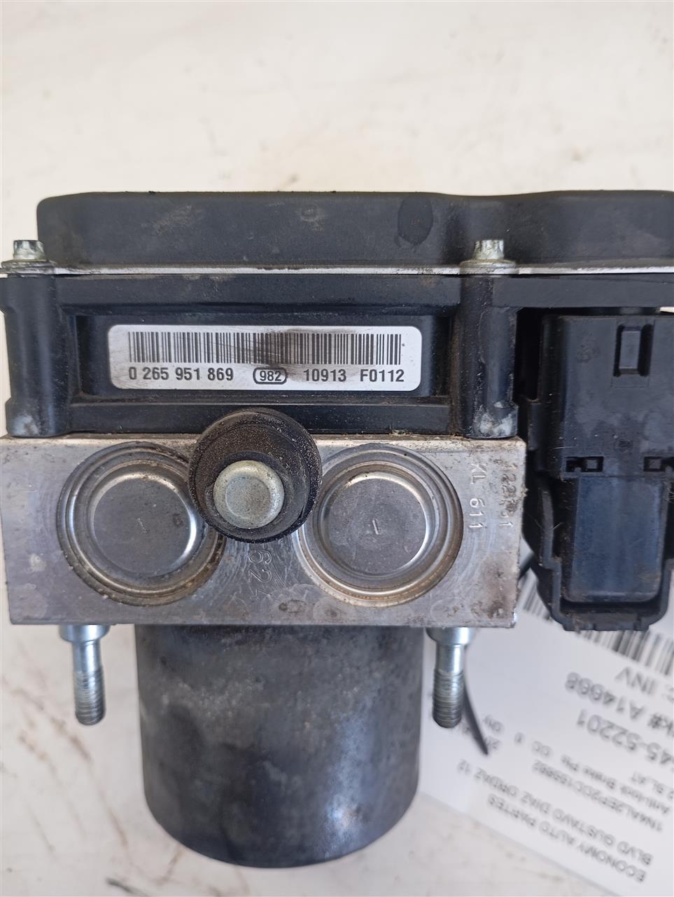 Used 2012 Nissan ALTIMA Anti-lock Brake Pts - Stock #A14668