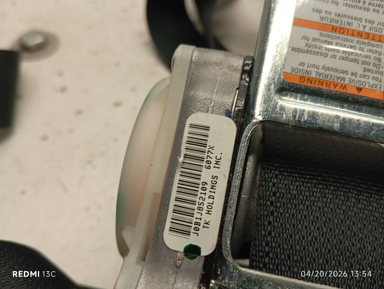 Used 2016 Honda CIVIC retractor - Stock #H20549
