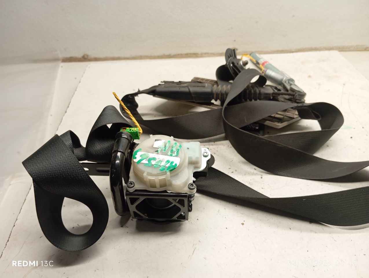 Used 2016 Kia OPTIMA retractor - Stock #H20563