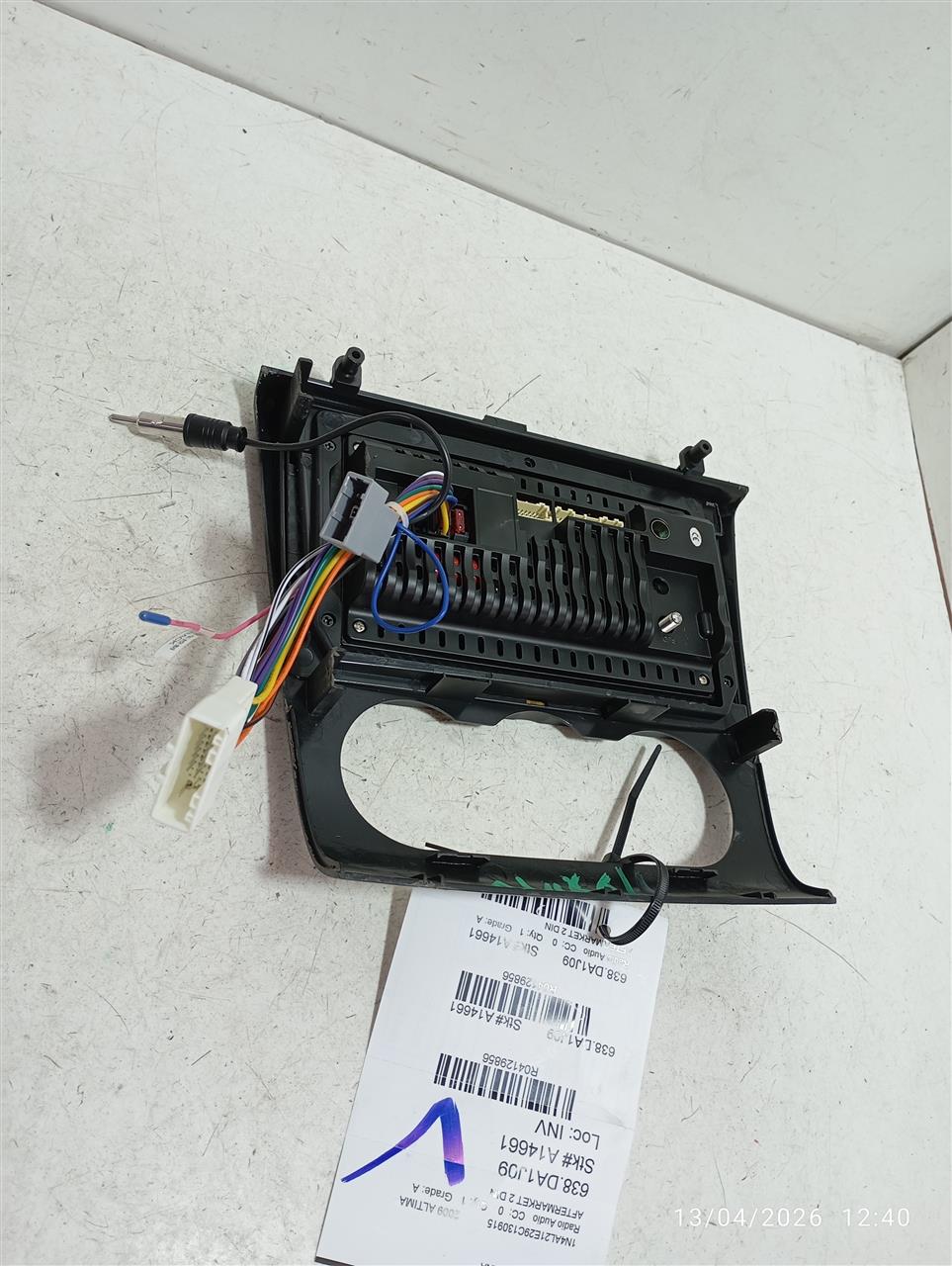 Used 2009 Nissan ALTIMA AFTERMARKET 2 DIN - Stock #A14661