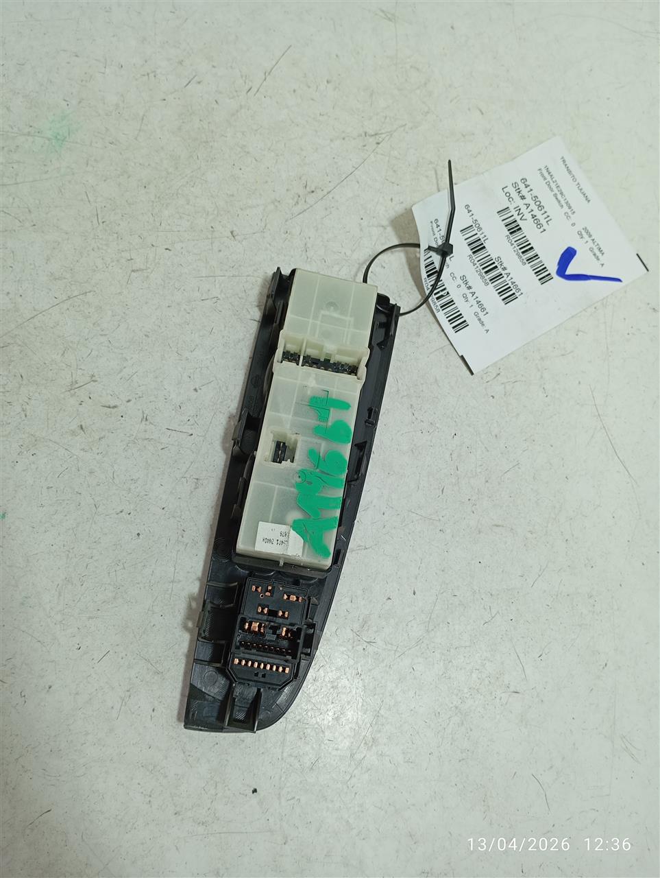 Used 2009 Nissan ALTIMA passenger side automatic up and down window - Stock #A14661